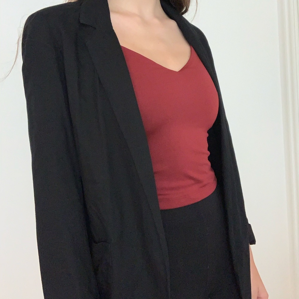 Black Sheer Blazer